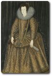 Elizabeth Hastings Countess of Worcester in Elizabethan dress